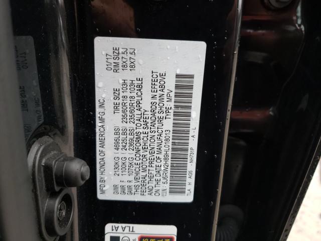 Photo 12 VIN: 5J6RW2H89HL018013 - HONDA CR-V EXL 