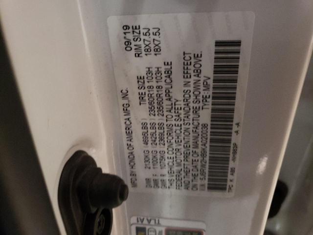 Photo 12 VIN: 5J6RW2H89KA020038 - HONDA CR-V EXL 