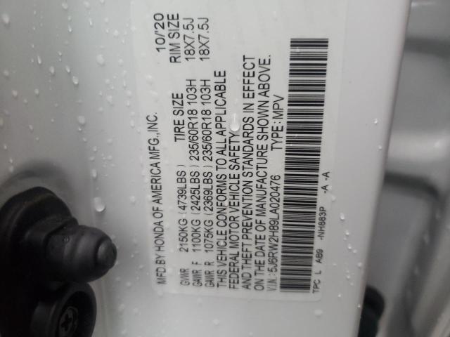 Photo 12 VIN: 5J6RW2H89LA020476 - HONDA CR-V EXL 