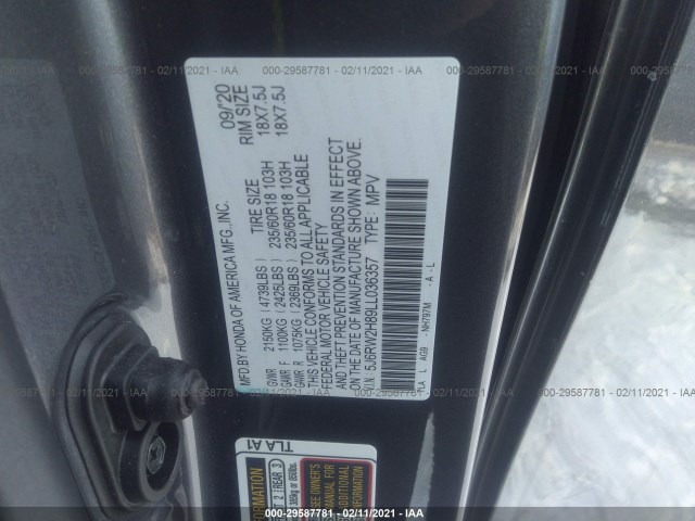 Photo 8 VIN: 5J6RW2H89LL036357 - HONDA CR-V 