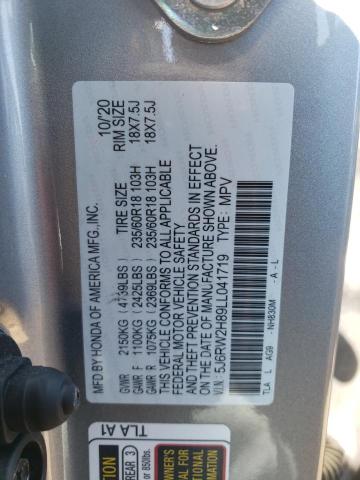 Photo 11 VIN: 5J6RW2H89LL041719 - HONDA CRV 