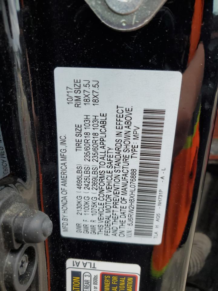 Photo 11 VIN: 5J6RW2H8XHL076888 - HONDA CR-V 