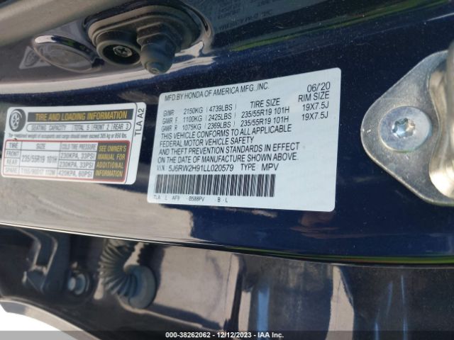 Photo 8 VIN: 5J6RW2H91LL020579 - HONDA CR-V 