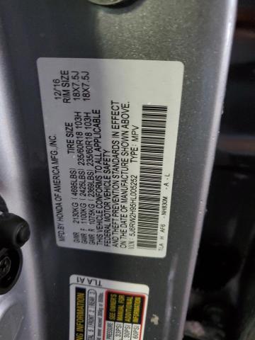 Photo 12 VIN: 5J6RW2H95HL005252 - HONDA CRV 