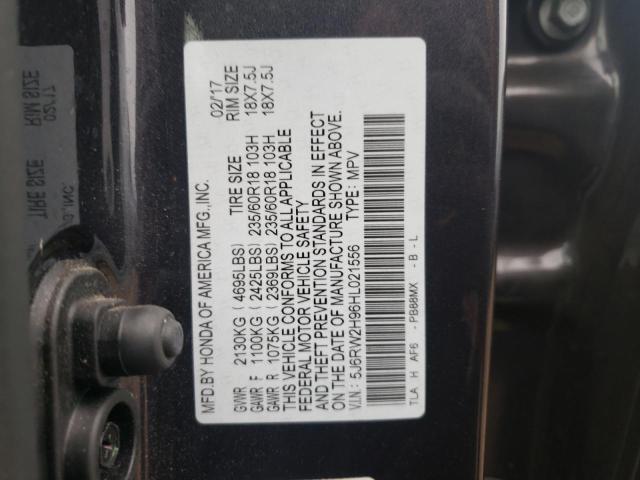 Photo 12 VIN: 5J6RW2H96HL021556 - HONDA CR-V TOURI 