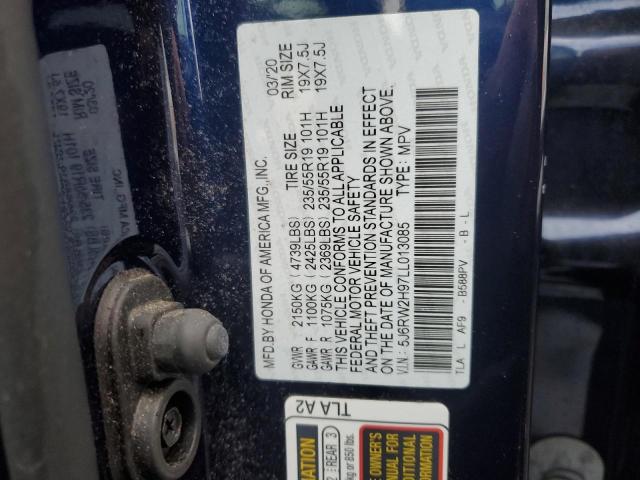 Photo 12 VIN: 5J6RW2H97LL013085 - HONDA CR-V TOURI 