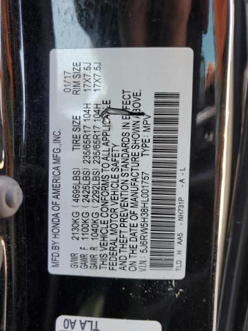 Photo 13 VIN: 5J6RW5H38HL001757 - HONDA CRV 