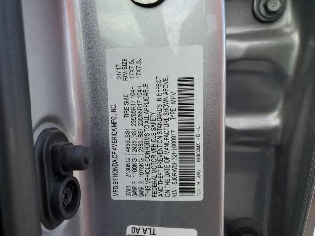 Photo 12 VIN: 5J6RW6H32HL000917 - HONDA CRV 