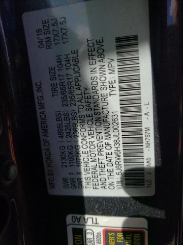 Photo 12 VIN: 5J6RW6H38JL002631 - HONDA CRV 