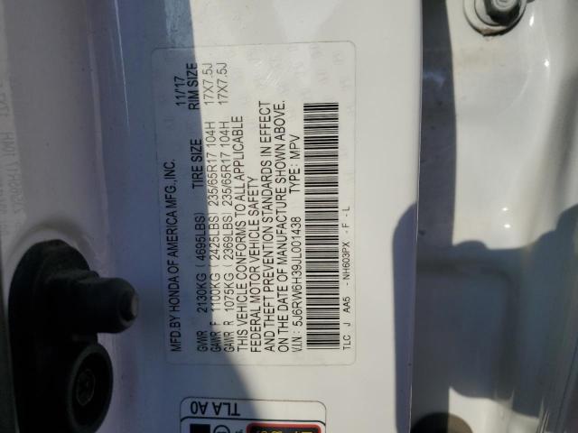 Photo 12 VIN: 5J6RW6H39JL001438 - HONDA CR-V LX 