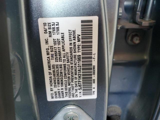 Photo 11 VIN: 5J6TF1H31AL011969 - HONDA ACCORD CRO 