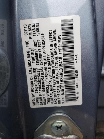 Photo 11 VIN: 5J6TF1H36AL015418 - HONDA ACCORD CRO 