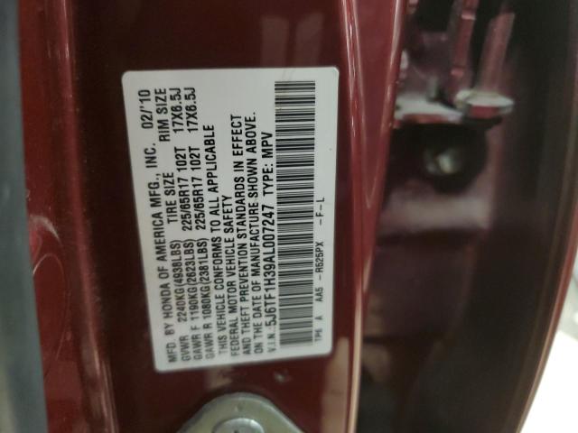 Photo 12 VIN: 5J6TF1H39AL007247 - HONDA ACCORD 