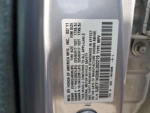 Photo 11 VIN: 5J6TF1H3XBL002219 - HONDA ACCORD CRO 