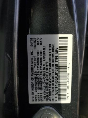 Photo 11 VIN: 5J6TF1H50AL010250 - HONDA ACCORD 