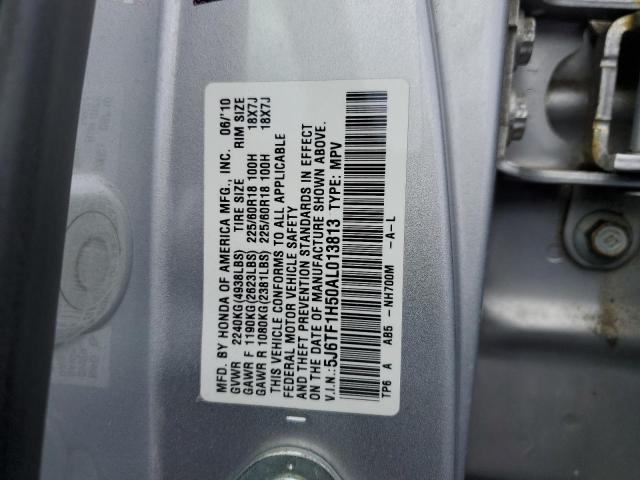 Photo 11 VIN: 5J6TF1H50AL013813 - HONDA ACCORD CRO 