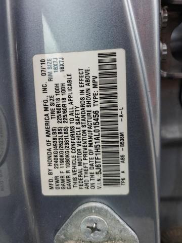 Photo 11 VIN: 5J6TF1H51AL015456 - HONDA ACCORD CRO 