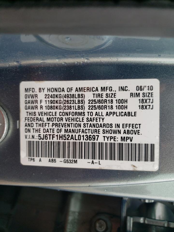 Photo 11 VIN: 5J6TF1H52AL013697 - HONDA ACCORD 