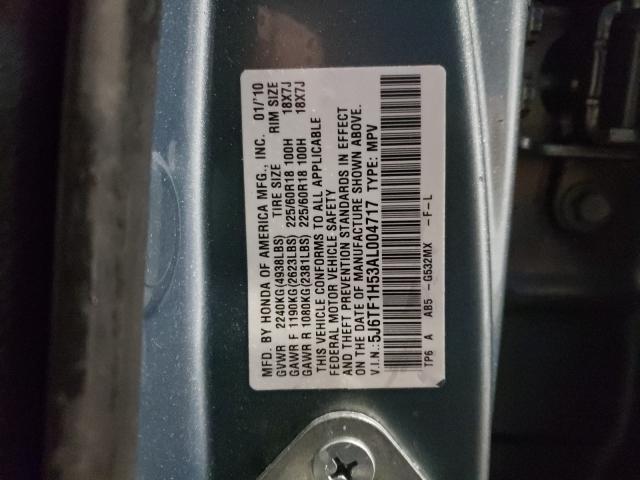 Photo 9 VIN: 5J6TF1H53AL004717 - HONDA ACCORD CRO 