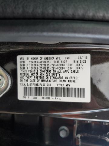 Photo 11 VIN: 5J6TF1H53FL001355 - HONDA CROSSTOUR 