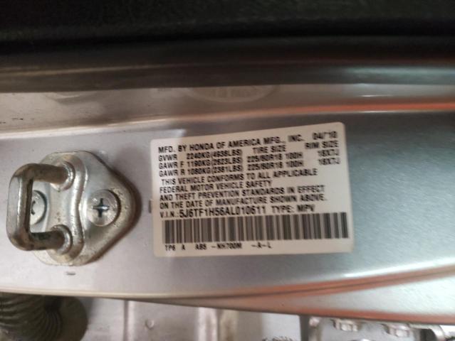 Photo 11 VIN: 5J6TF1H56AL010611 - HONDA ACCORD CRO 