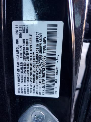 Photo 12 VIN: 5J6TF1H57CL000379 - HONDA CROSSTOUR 