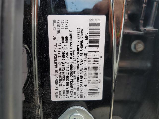 Photo 12 VIN: 5J6TF1H5XAL008540 - HONDA ACCORD 