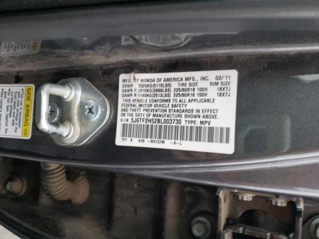 Photo 9 VIN: 5J6TF2H52BL003730 - HONDA ACCORD CRO 