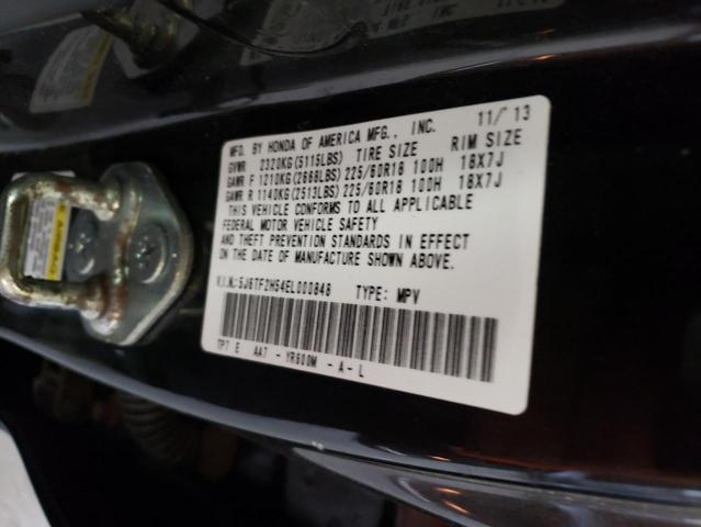 Photo 11 VIN: 5J6TF2H54EL000848 - HONDA CROSSTOUR 