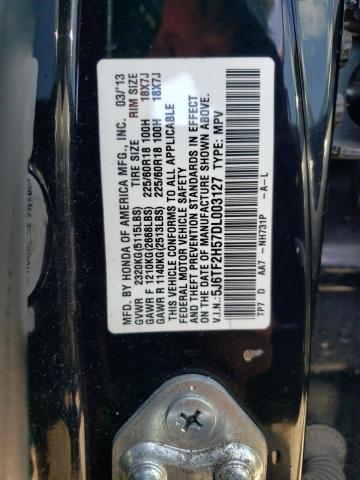 Photo 11 VIN: 5J6TF2H57DL003127 - HONDA CROSSTOUR 