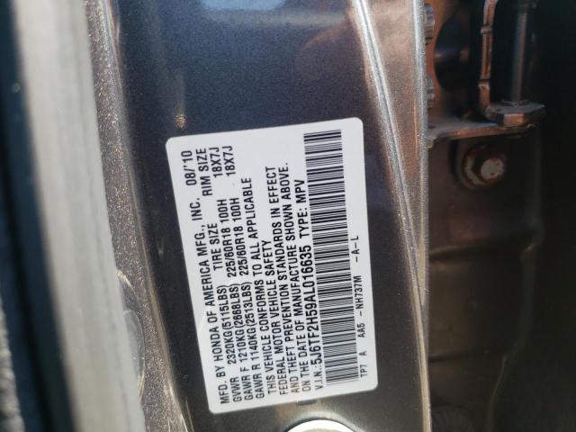 Photo 9 VIN: 5J6TF2H59AL016635 - HONDA ACCORD CRO 