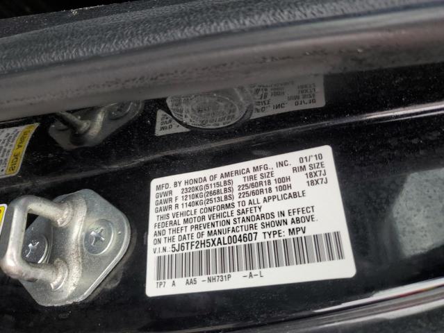 Photo 11 VIN: 5J6TF2H5XAL004607 - HONDA ACCORD 