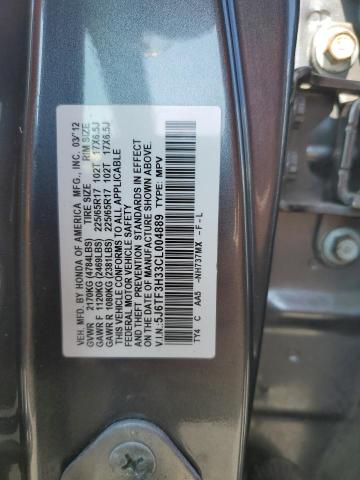 Photo 11 VIN: 5J6TF3H33CL004889 - HONDA CROSSTOUR 