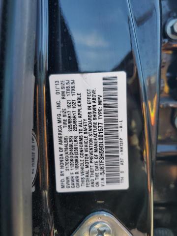 Photo 12 VIN: 5J6TF3H59DL001577 - HONDA CROSSTOUR 