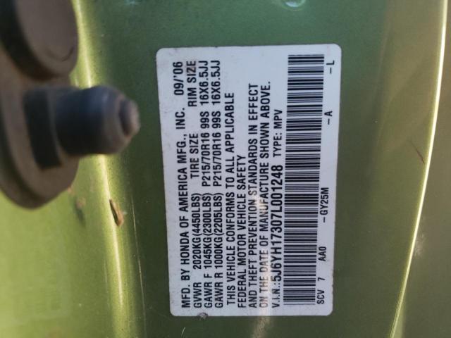 Photo 11 VIN: 5J6YH17307L001248 - HONDA ELEMENT 