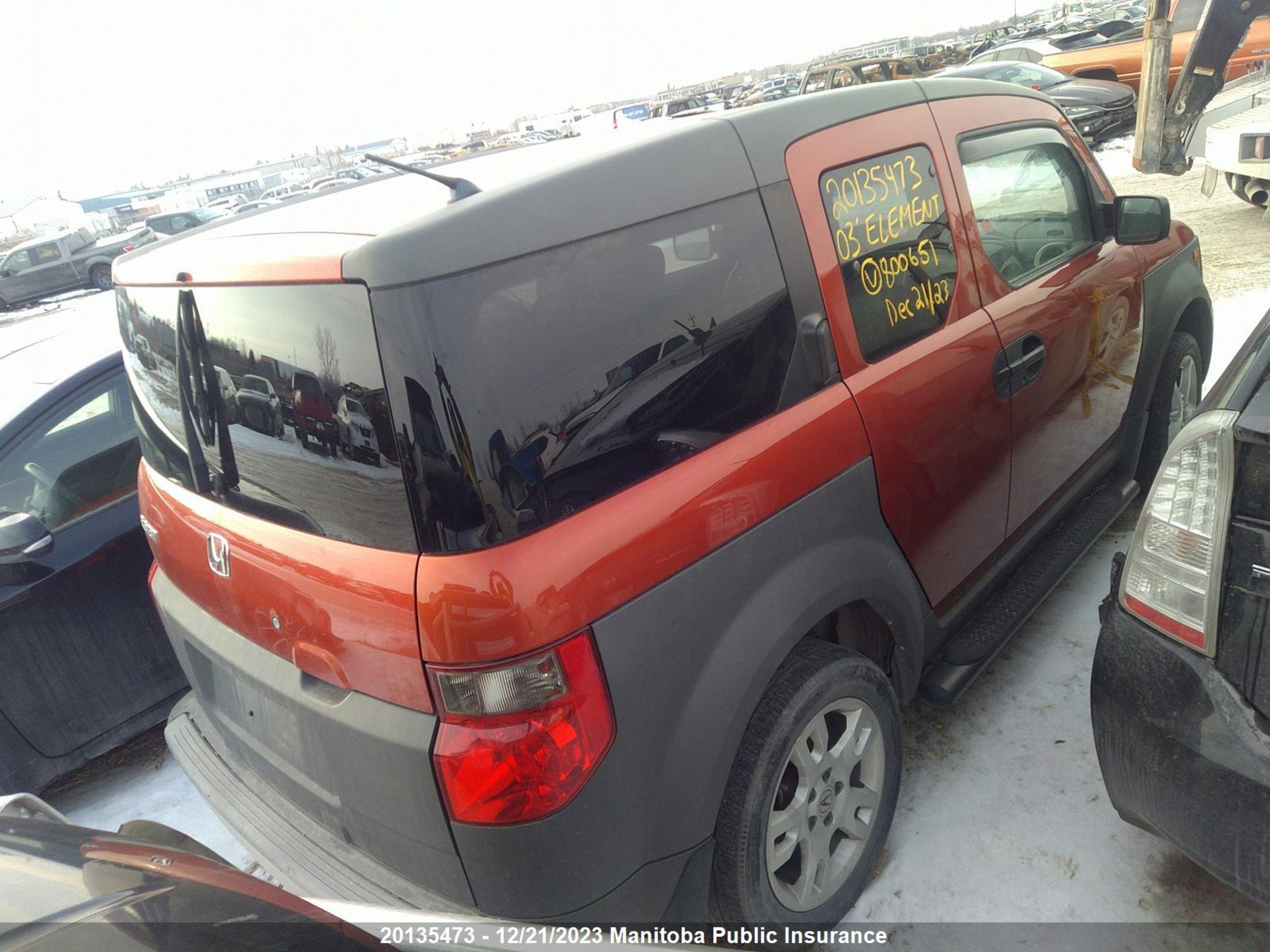 Photo 3 VIN: 5J6YH17573L800651 - HONDA ELEMENT 