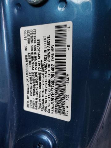 Photo 11 VIN: 5J6YH17746L001402 - HONDA ELEMENT EX 