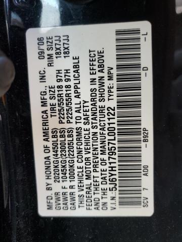 Photo 13 VIN: 5J6YH17957L001122 - HONDA ELEMENT SC 