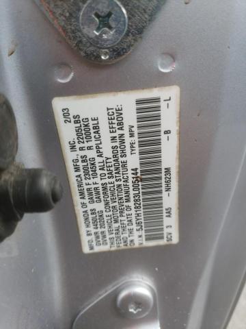 Photo 9 VIN: 5J6YH18283L005144 - HONDA ELEMENT DX 