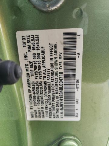 Photo 11 VIN: 5J6YH18348L004718 - HONDA ELEMENT 