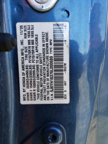 Photo 11 VIN: 5J6YH18376L000689 - HONDA ELEMENT 