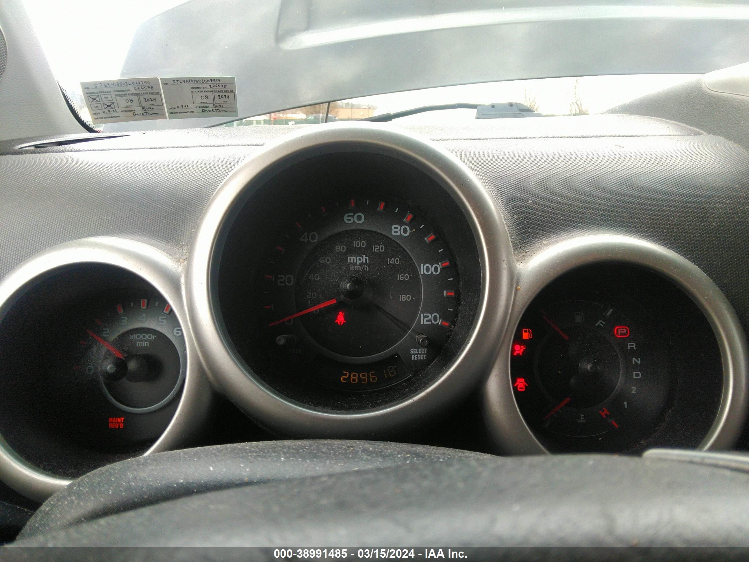 Photo 6 VIN: 5J6YH18503L007299 - HONDA ELEMENT 