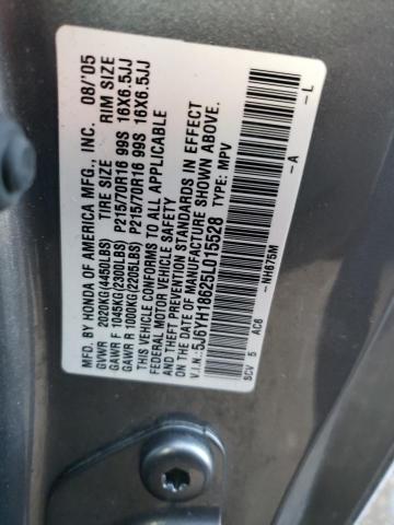 Photo 11 VIN: 5J6YH18625L015528 - HONDA ELEMENT 