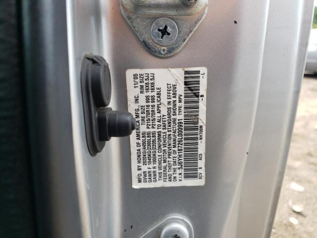 Photo 11 VIN: 5J6YH18726L000991 - HONDA ELEMENT 