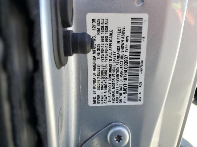 Photo 11 VIN: 5J6YH18726L003907 - HONDA ELEMENT EX 