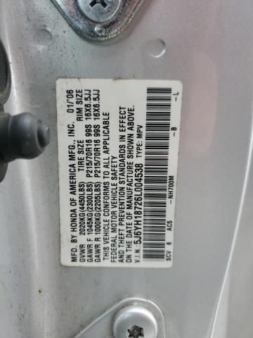 Photo 12 VIN: 5J6YH18726L004538 - HONDA ELEMENT 