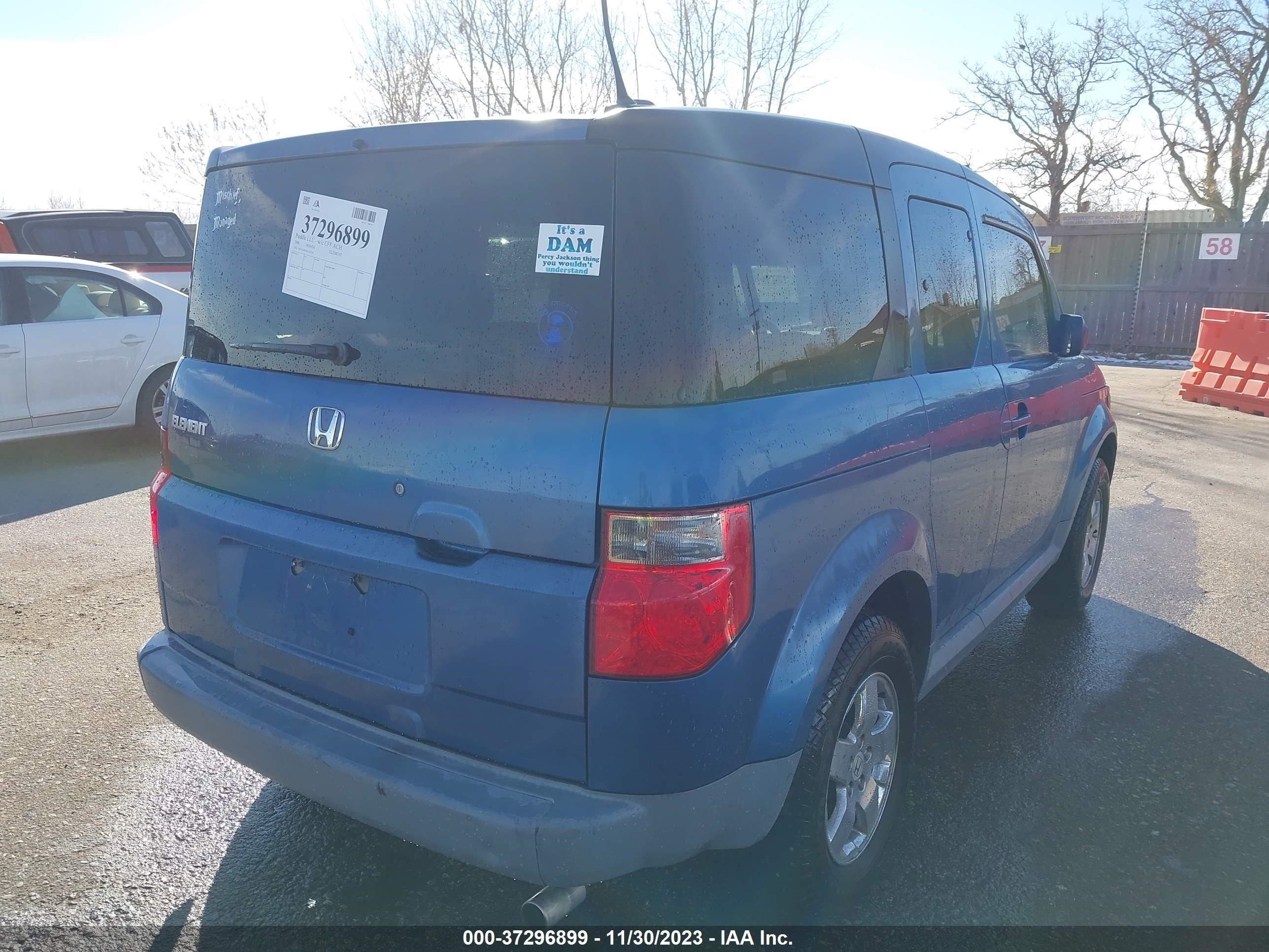 Photo 3 VIN: 5J6YH18776L011193 - HONDA ELEMENT 