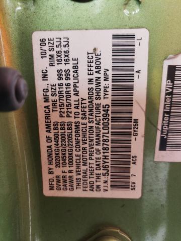 Photo 11 VIN: 5J6YH18787L003945 - HONDA ELEMENT EX 