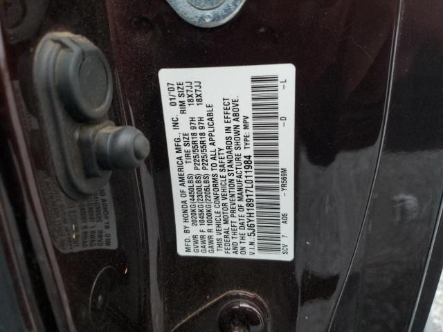 Photo 11 VIN: 5J6YH18917L011984 - HONDA ELEMENT 