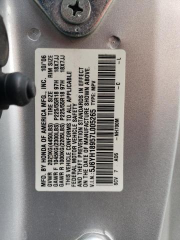 Photo 11 VIN: 5J6YH18957L005265 - HONDA ELEMENT 